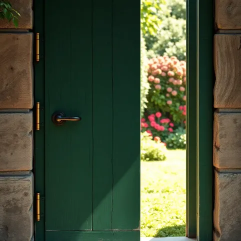 Drzwi lewe otwierane na zewnątrz