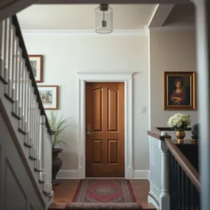 Drzwi Na Klatce Schodowej W Domu