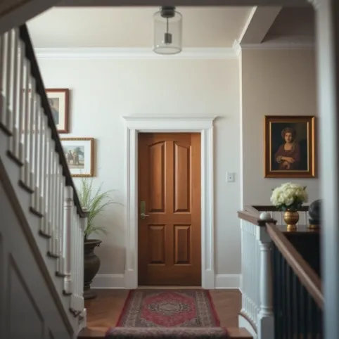 Drzwi Na Klatce Schodowej W Domu