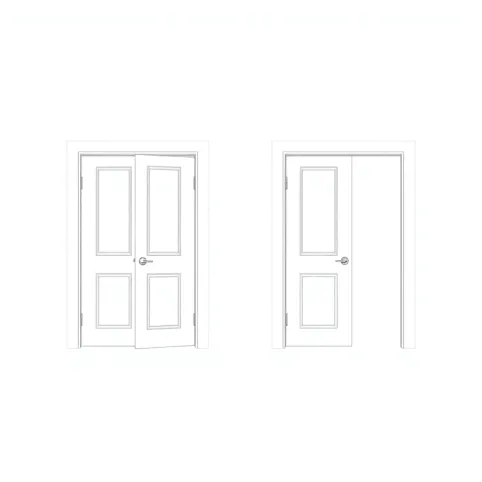 Drzwi prawe czy lewe rysunek