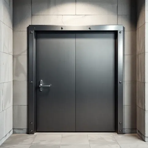 Drzwi przeciwpożarowe do kotłowni