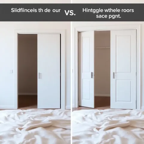 Drzwi przesuwne czy otwierane w szafie