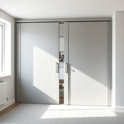 Drzwi przesuwne dwuskrzydłowe na wymiar