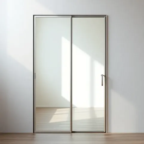 Drzwi przesuwne z lustrem na wymiar