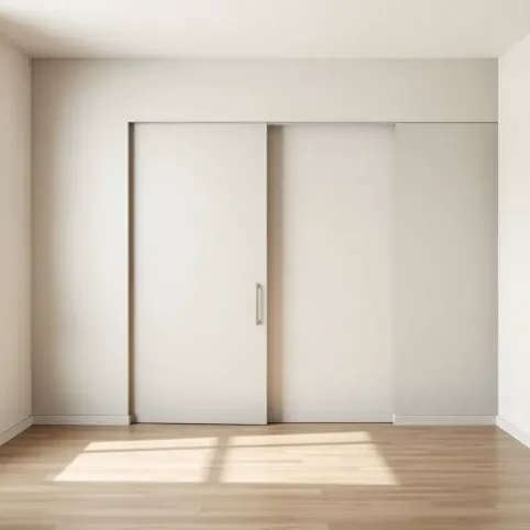 Drzwi przesuwne z montażem