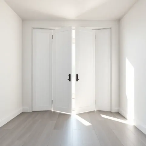 Drzwi składane do pokoju