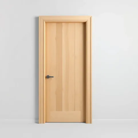Drzwi sosnowe z ościeżnicą