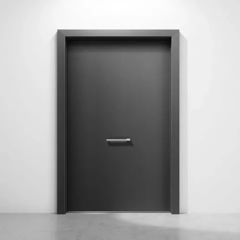 Drzwi stalowe z ościeżnicą