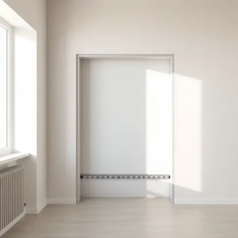 Drzwi ukryte DRE wymiary otworu