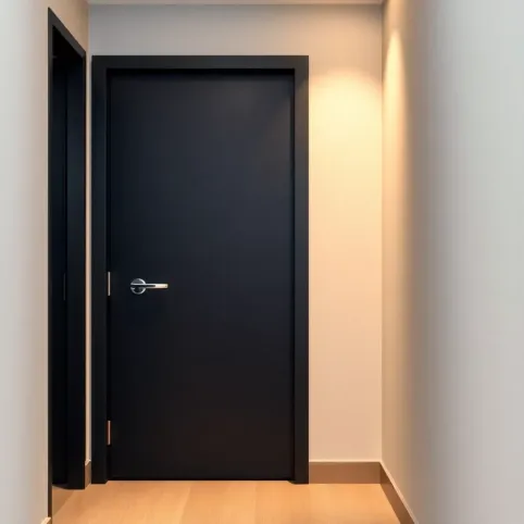 Drzwi wejściowe do mieszkania w bloku