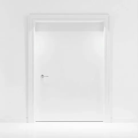 Drzwi wewnętrzne białe z ościeżnicą regulowaną