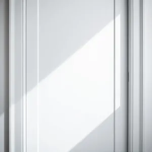 Drzwi wewnętrzne białe z szybą