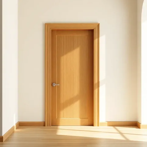Drzwi wewnętrzne dębowe z ościeżnicą