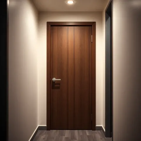Drzwi wewnętrzne do mieszkania w bloku