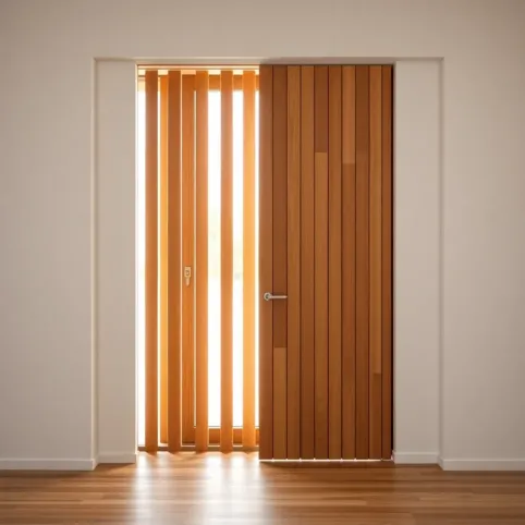 Drzwi z lamelami