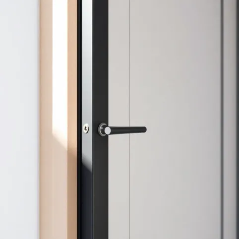 Drzwi z metalowa ościeżnica