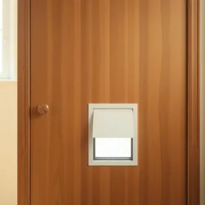 Drzwi z wejściem dla kota