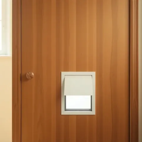 Drzwi z wejściem dla kota