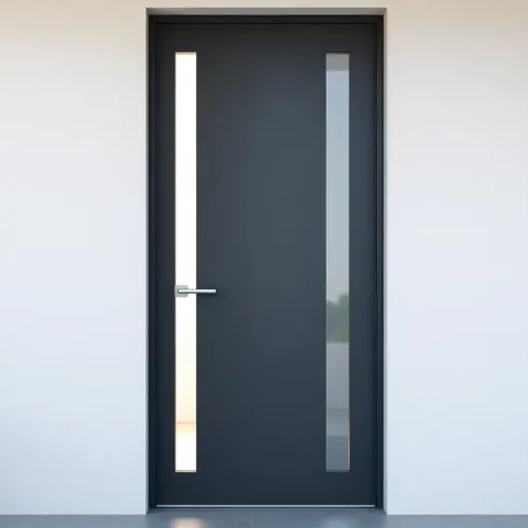 Drzwi zewnętrzne 90 z szyba