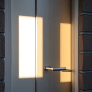 Drzwi zewnętrzne do bloku z montażem