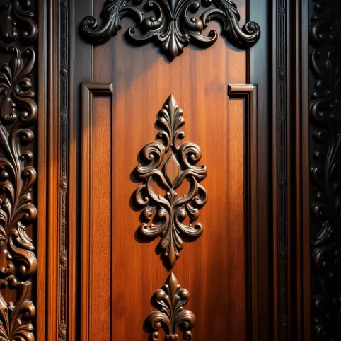 Drzwi zewnętrzne drewniane wzory