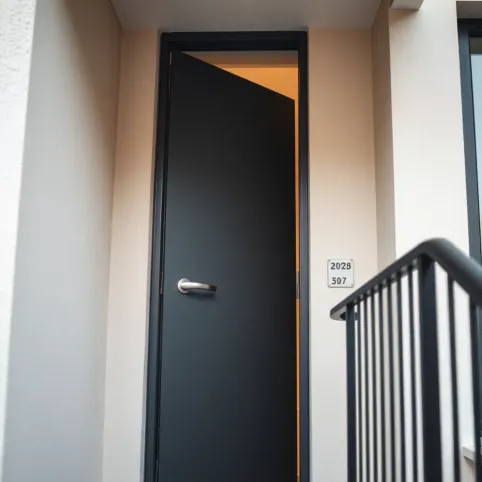 drzwi zewnętrzne na klatkę schodową