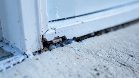 drzwi zewnętrzne próg