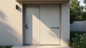 Drzwi zewnętrzne stalowe Ocieplane 90