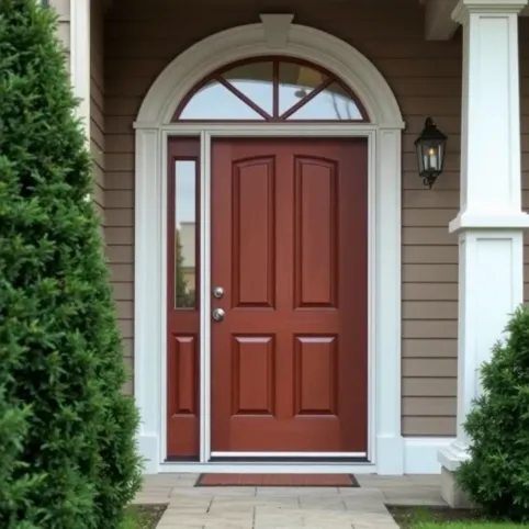 drzwi zewnętrzne z dostawką