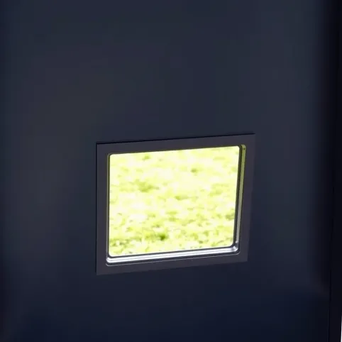 Drzwi zewnętrzne z klapka dla psa