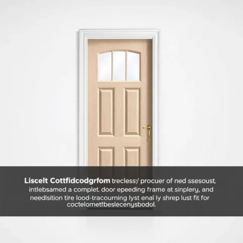 drzwi zewnętrzne z ościeżnicą