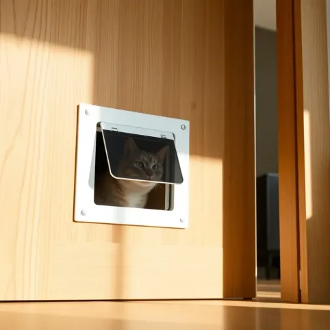 Drzwiczki dla kota wewnętrzne