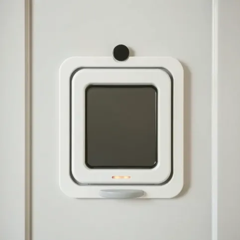 Drzwiczki dla kota z czytnikiem mikrochipów