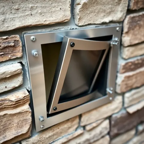 Drzwiczki rewizyjne do komina montaż