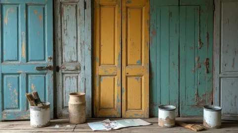 Farba do drzwi drewnianych kolory