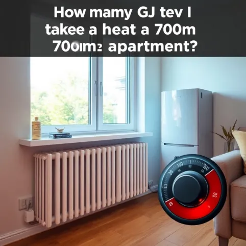 Ile GJ na ogrzewanie mieszkania 70m2