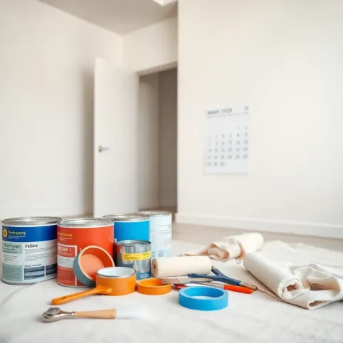Ile trwa malowanie mieszkania