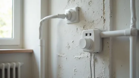 Instalacja natynkowa w mieszkaniu