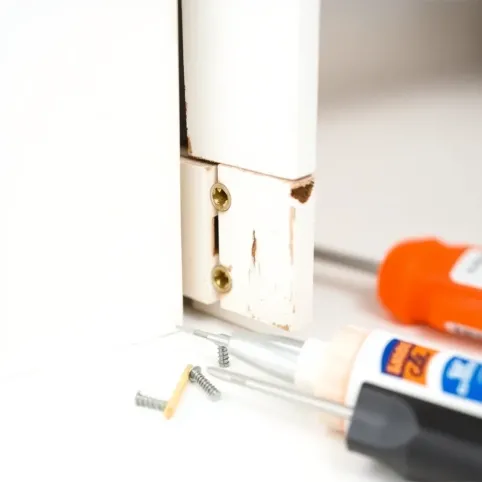 Jak naprawić wyrwany zawias w drzwiach pokojowych