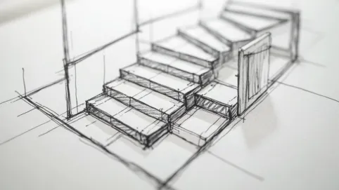 jak narysować schody