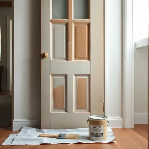 Jak odnowić stare drzwi pokojowe z szybą