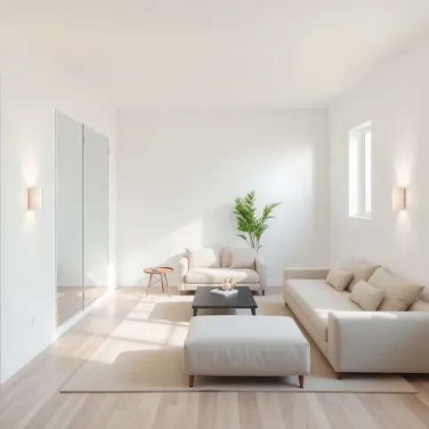 Jak optycznie powiększyć niskie mieszkanie