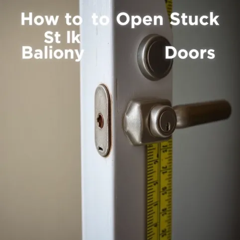 Jak otworzyć zablokowane drzwi balkonowe