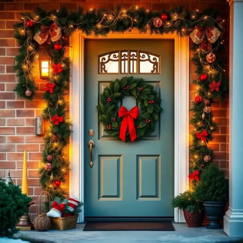 Jak ozdobić drzwi na święta