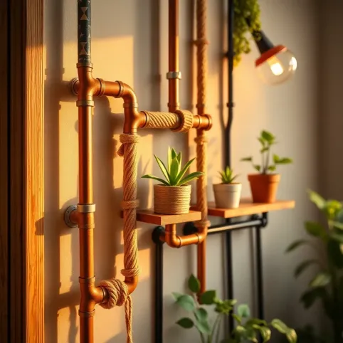 Jak ozdobić rury w mieszkaniu