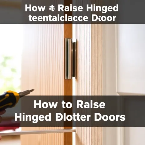 Jak podnieść drzwi wejściowe na zawiasach