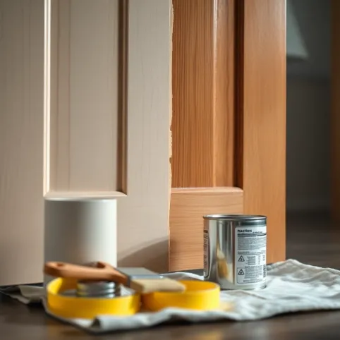 Jak pomalować drzwi w okleinie