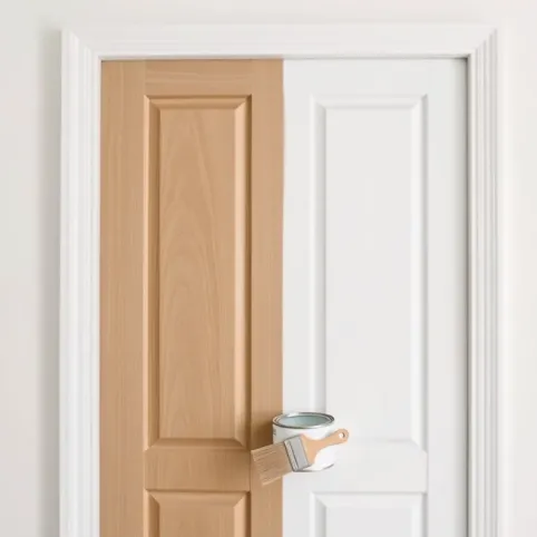 jak pomalować drzwi z okleiny