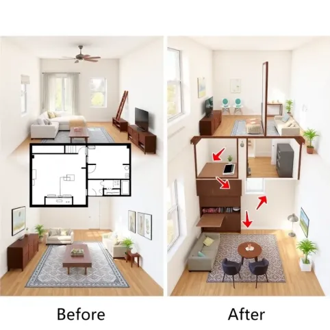 Jak przerobić mieszkanie 2 pokojowe na 3 pokojowe