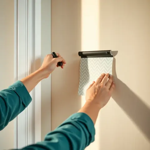 Jak przykleić tapetę samoprzylepną na drzwi